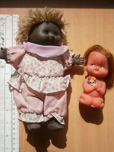 VINTAGE RUBBER TOY DOLL LOT PUPPET RETRO DOLLY AFRICAN AMERICAN BABY GIRL SIMBA