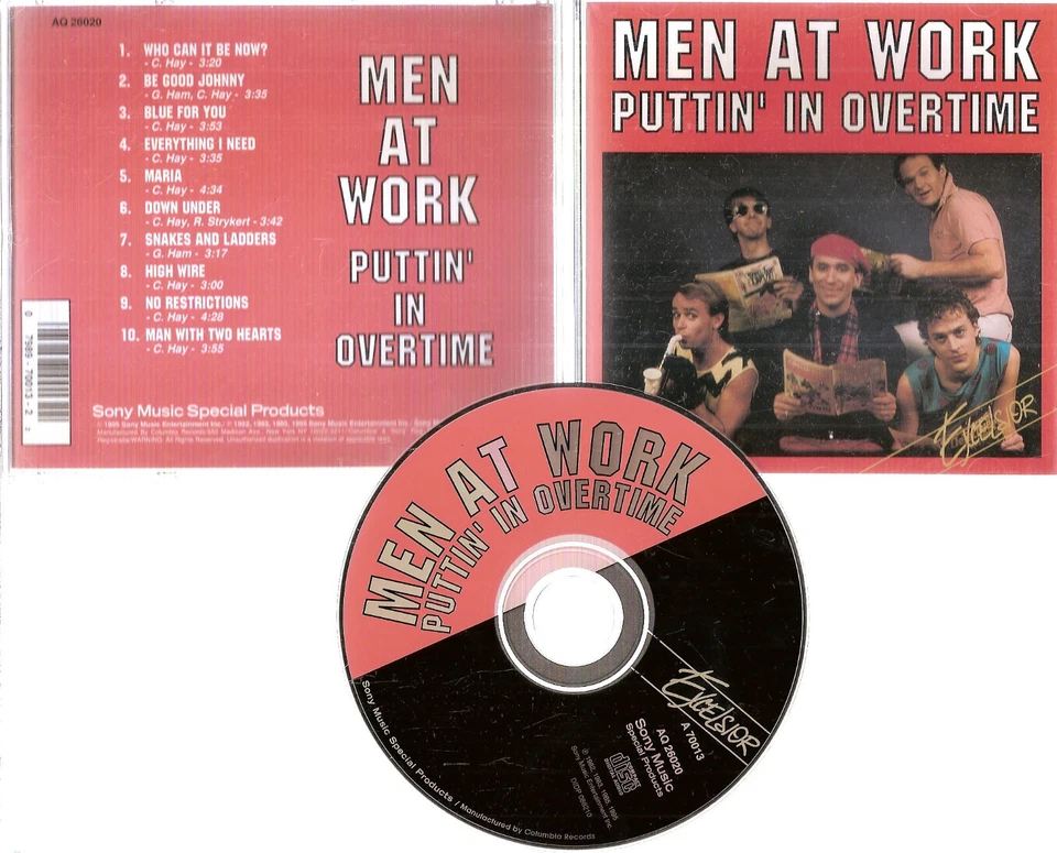 Men At Work – Puttin' In Overtime CD #0123FA Foto 1 de 1