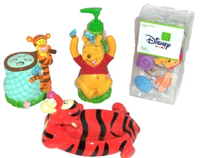 Accesorios Disney Pooh Tigger Jabonera Cepillo de Dientes Loción Botella Ganchos de Ducha - Imagen 1 de 2