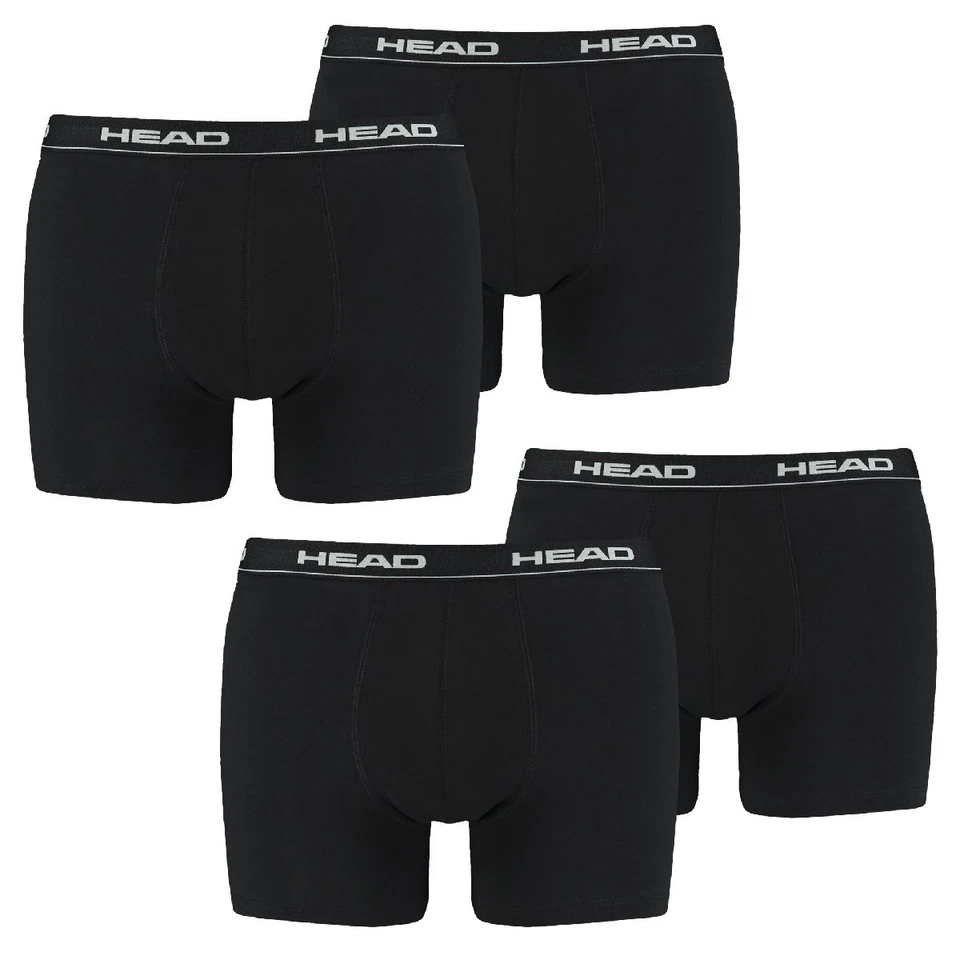 Pack De 4 Head Boxers Para Hombre En Negro Talla M Ropa Interior - Imagen 1 de 1