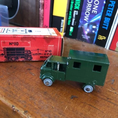 BUDGIE MORESTONE ESSO (escala Matchbox Lesney, años 50) #10 GPO FURGONETA DE REPARACIÓN DE TELÉFONO Foto 1 de 4
