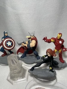 Disney Infinity 2.0 Avengers Playset + Thor IRON MAN Black Widow CAPTAIN AMERICA - Picture 1 of 5