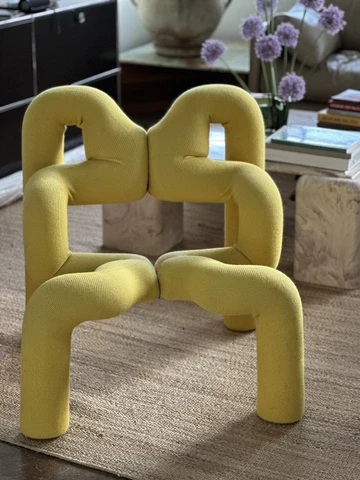 Vintage Terje Ekstrøm chair. Ekstrem Chair Cover