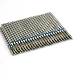 25pc Diamond Nail Drill Bit Set Rotary Milling Cutters for Electric Cutter Bits - Picture 1 of 1