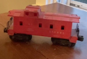 Vintage Lional Caboose 2257 Train Car. Red. 8" Long. - Picture 1 of 5