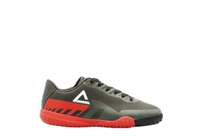 [EW9260F] Zapatos de fútbol al aire libre para niños jóvenes Peak TF césped negro rojo - Imagen 1 de 1