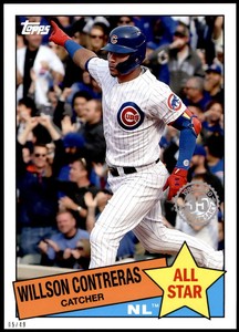 Willson Contreras 2020 Topps 1985 35th Anniversary All-Stars 5x7 #85AS-16 /49 Cu