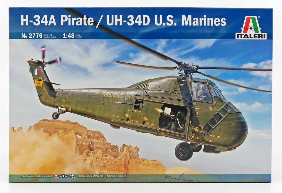 Italeri - 1/48 H-34a Pirate / Uh-34d U.s. Marines