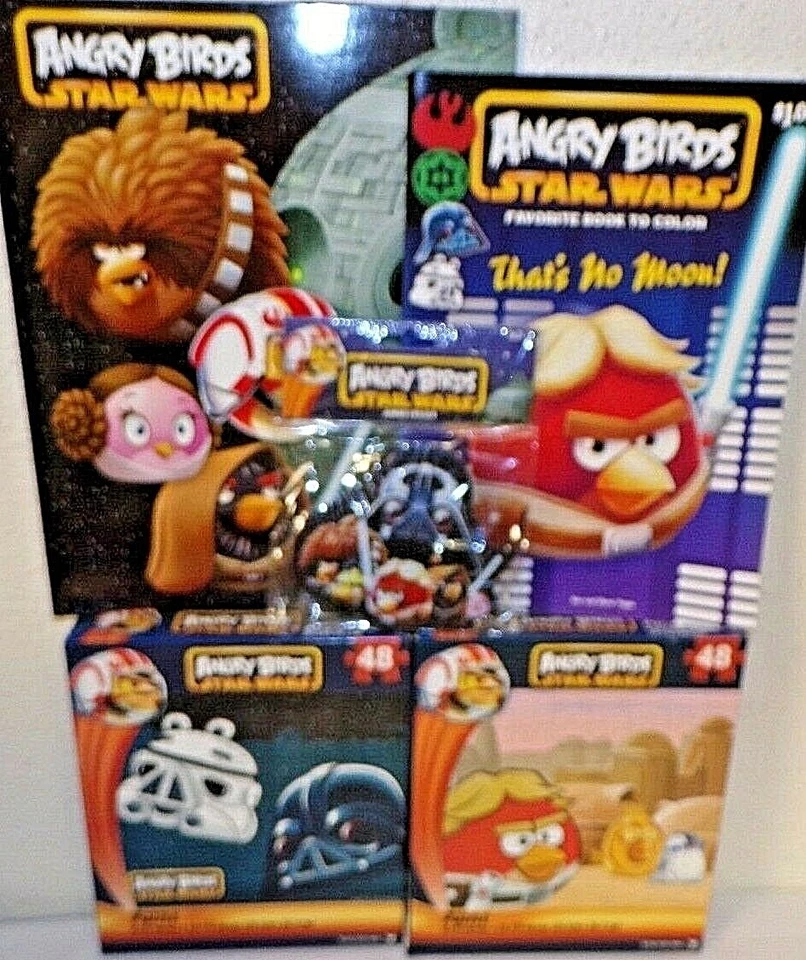 NUEVO ANGRY BIRDS JUGUETE DE PASCUA CESTA DE REGALO LIBROS DE STAR WARS ROMPECABEZAS JUEGO CONJUNTO DE REGALO Foto 1 de 1