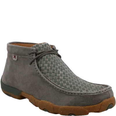 Twisted X Men's Chukka Driving Moc Grey & Olive Casual Shoes MDM0094 - Image 1 of 4
