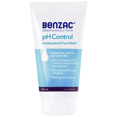 Benzac pH Control Antibacterial Face Wash 150mL Removes Spot-Prone Skin - image 1 of 2