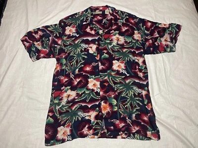 Bugle Boy Hawaiian Button Down Collared Shirt  - Image 1 of 4