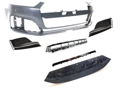 front bumper cover side lower grille splash shield guard set for 2018- 19 S5 A5 - Изображение 1 из 4