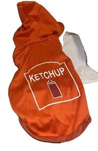 Hyde & Eed Perro Sudadera con Capucha Rojo/Naranja ketchup Fiesta de Halloween L 80 lb - Imagen 1 de 3