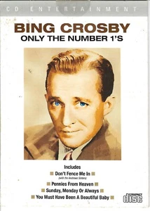BING CROSBY ~ ONLY THE NUMBER 1's - 18 TRACK CD ALBUM - Imagen 1 de 2