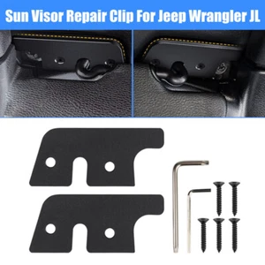 For Jeep Wrangler JK JL JT 2020-23 Gladiator Sun Visor Repair Mounting Kit Clips - Picture 1 of 12