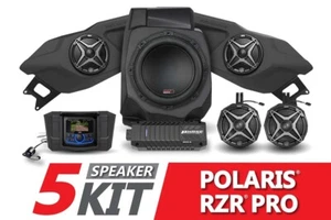 SSV Works RZ5-Q5A1 5 Speaker Plug & Play Audio Kit for 2020-2024 Polaris RZR Pro - Picture 1 of 9