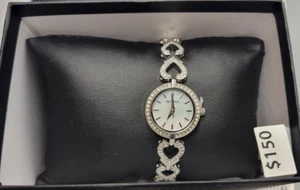 Orologio Bulova Donna Quarzo Cristallo Accento Argento Acciaio Inox 22MM 96X136 - Foto 1 di 2