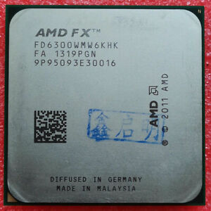 AMD FX-6300 CPU Six Core 3.5 GHz FD6300WMW6KHK Socket AM3+ Processor