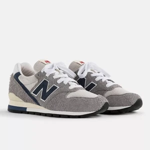 BRAND NEW Size 7.5 New Balance 996 Made in USA Grey Day Navy 2023 - Picture 1 of 8