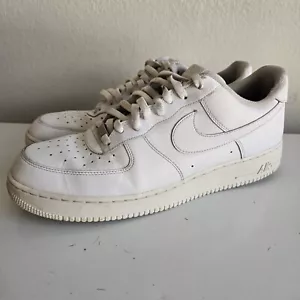 Nike Air Force 1 Low 07 Triple White Men's Size 15 Sneakers (CW2288-111) - Picture 1 of 11