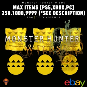 Monster Hunter Wilds: MAX ITEMS PS5/Xbox/PC *SEE DESCRIPTION - Picture 1 of 1