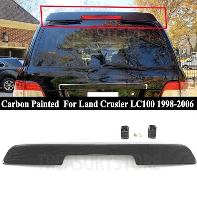Alerón techo alerón trasero aspecto carbono para Toyota Land Cruiser LC100 1998-2006 Foto 1 de 4