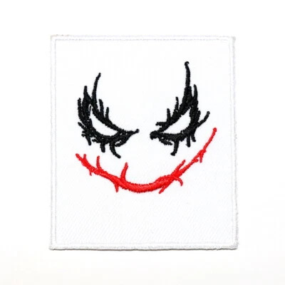 Joker Clown Patch Jack-o'-lantern Face Mark Emblem for DIY Iron on Clothes Jeans - Image 1 of 4