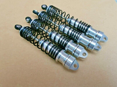 Aluminum Big Bore Shocks for LOSI 1/10 BAJA REY Silver  - Image 1 of 3