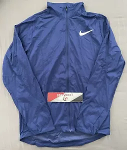 Nike Pro Elite Team Track & Field Jacket AJ6029-492 Blue Mens Size Small - Picture 1 of 4