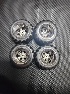 Team Associated Rc18 Rc18mt Wheels And Tires - Picture 1 of 6