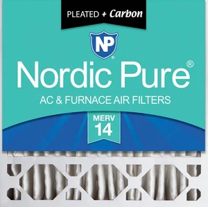 20x20x5 (4 3/8) Honeywell Replacement Furnace Filters MERV 14 Plus Carbon 1 Pack - Picture 1 of 7
