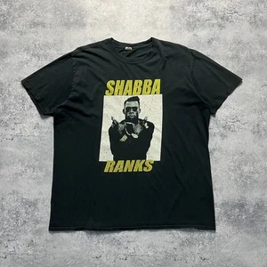 Shabba Ranks Reggae Tee Men's Size XL Short Sleeve Black - Picture 1 of 11