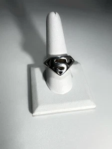 Vintage RLM TM DC Superman Ring 925 Silver 13.9g Size:10 (CJL060830) - Picture 1 of 3