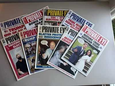 Job Lot Of 9 Private Eye Magazines 2015-2022 - Image 1 of 4