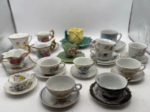 LOT Vintage Miniature Tea Cup & Saucer Set Made In Japan/Occupied Japan READ - Picture 1 of 14