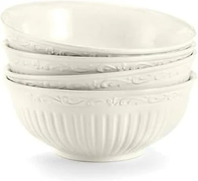 Mikasa DD900-410 Italian Countryside Fruit Bowl, 5-1/4-Inch, Set 10 oz, White  - Image 1 of 4