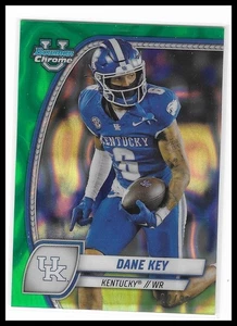 2024 Bowman University cromo #50 llave dane refractor de lava verde #/99 - Imagen 1 de 2