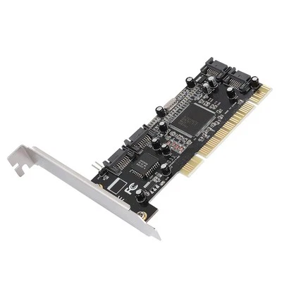PCI To 4 Internal Port 1.5Gbps Sil3114 Chipset For Controller Card SAL - Bild 1 von 4
