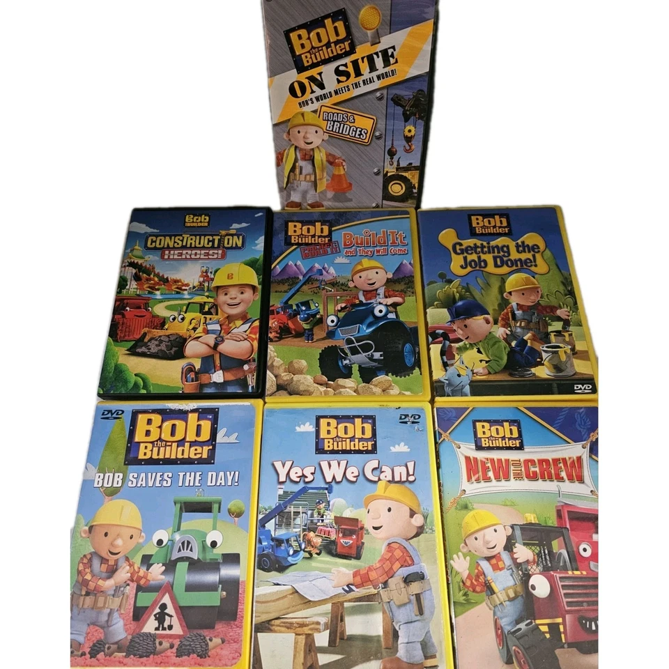 Lot of 9 Bob the Builder DVDs   Foto 1 de 1