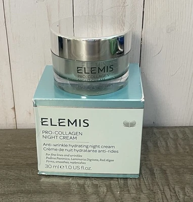 Elemis Pro-Collagen Anti-Wrinkle Night Cream - 1 fl oz 30 mL NEW In Box - Image 1 of 4