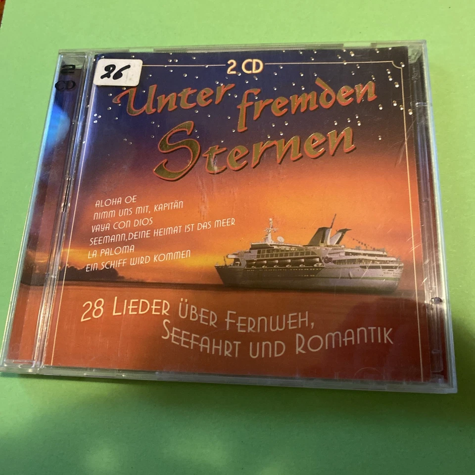 Unter fremden Sternen 28 Lieder über Fernweh, Seefahrt und Romantik.. [2 CD] - Bild 1 von 1