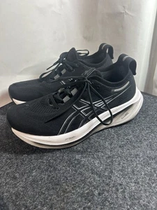 Asics Gel-Nimbus 26 Damenschuhe 9 1/2 schwarz graphitgrau täglich Straßenlauf - Bild 1 von 11