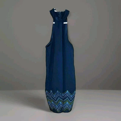 Jodi Kristopher 女式 5 码阿兹特克波西米亚露肩无袖部落连衣裙 — 第 1/4 张图片