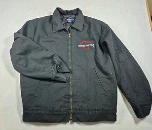 Dickies Black Jacket M-RG Embroidered American Streetwear Rebel 5150 Hoodlum - Picture 1 of 9