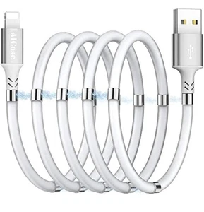 Magnetic USB Charging Cable Data Cord Charger for iPhone 14 13 12 11 Pro Max SE - Picture 1 of 8
