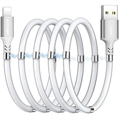 Magnetic USB Charging Cable Data Cord Charger for iPhone 14 13 12 11 Pro Max SE - Image 1 of 4