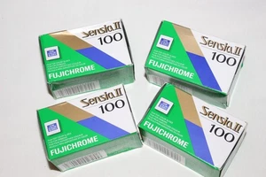 4 Rolls Fujichrome Sensia II 100ASA 35mm Film 36 Exposures - Picture 1 of 2