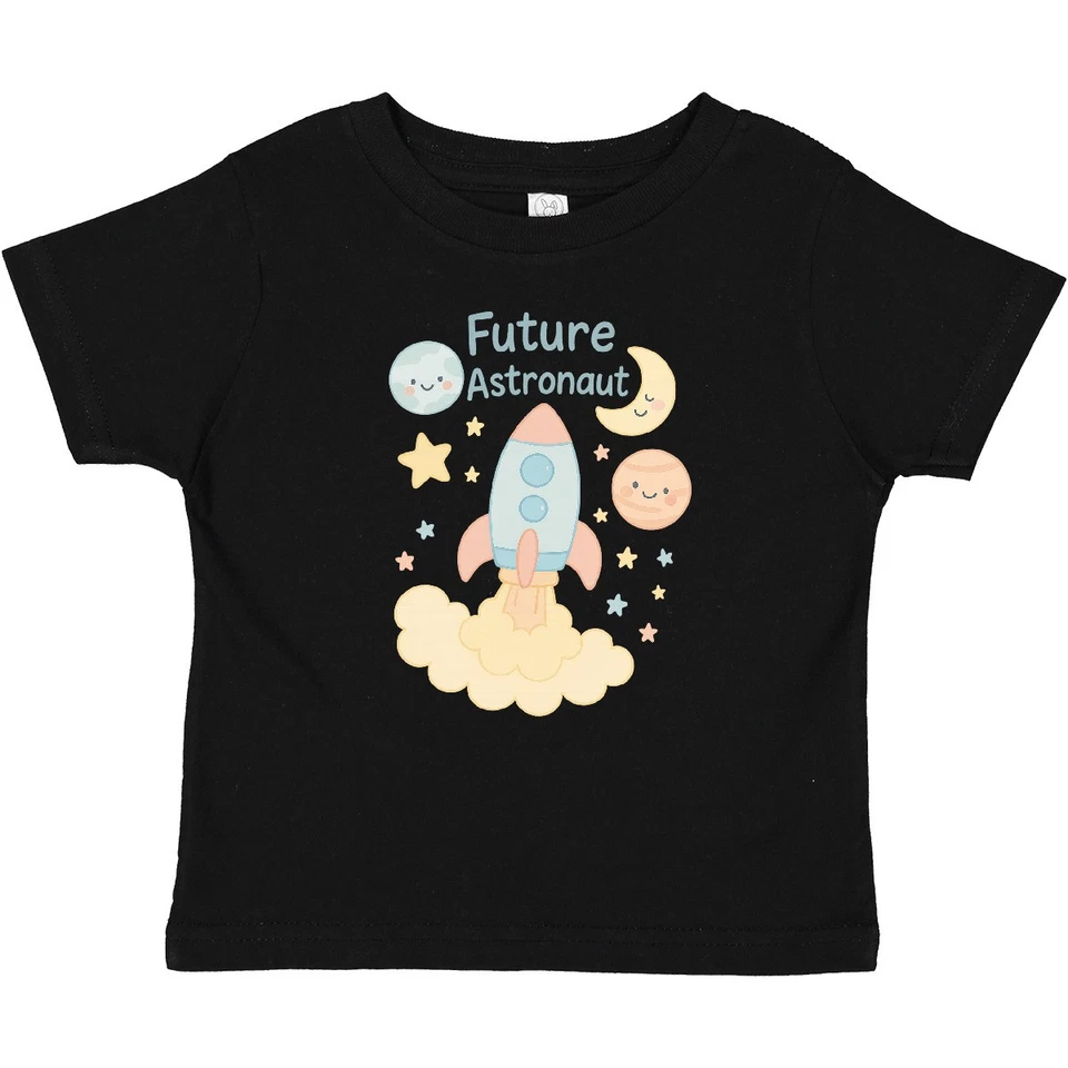 Inktastic Future Astronaut Rocket Moon And Stars Baby T-Shirt Kids Apparel Tees - Image 1 of 1