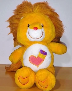 Peluche Care Bear Cugini Cuore Coraggioso Leone Arancione 13" Peluche 2004 - Foto 1 di 9